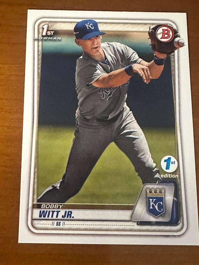 2020 Bowman 1st Edition Bobby Witt Jr. #BFE-25 Kansas City Royals Rookie RC