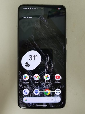 Google Pixel 8 Pro 128GB Black G1MNW (Unlocked) Damaged zD2631