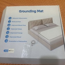 Therapy EMF Grounding Mats Conductive Carbon Leatherette Pad for Better Sleep