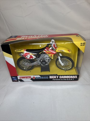 #ad Ricky Carmichael new ray motocross toys 1 12 rare $175.00