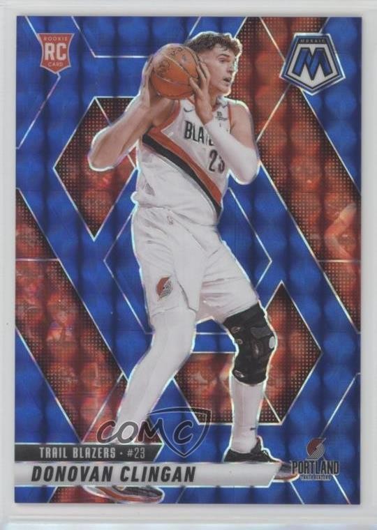 2024-25 Panini Mosaic Rookies Blue Prizm 126/199 Donovan Clingan #246 z6j