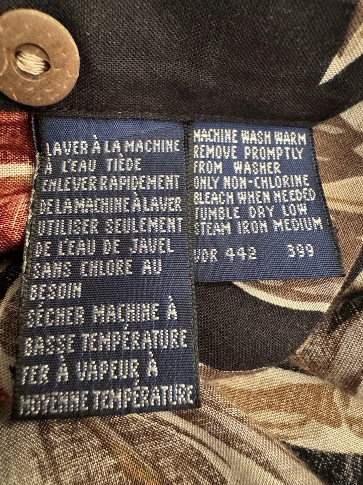 Camisa Hawaiana Nautica DE COLECCIÓN Talla Adulto Hombre Grande XL Manga Corta Informal Para Hombre Foto 4 de 4