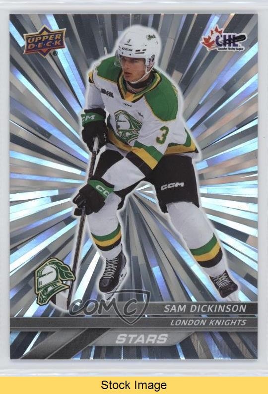 2024-25 Upper Deck CHL Stars Outburst Sam Dickinson #303 READ