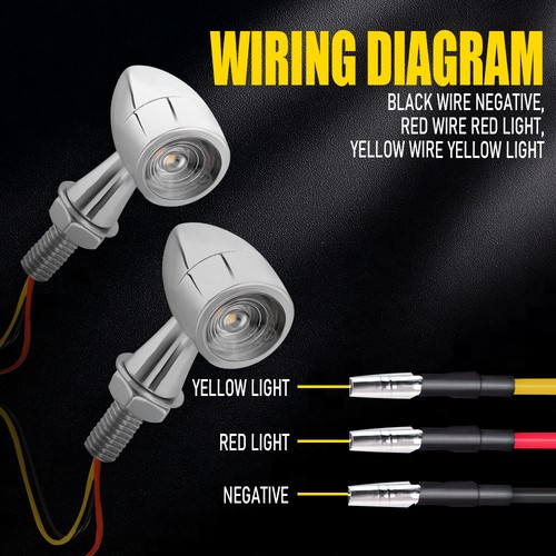 For Universal Motorcycles - Bullet LED Brake/Turn Signal Light - Bild 5 von 11