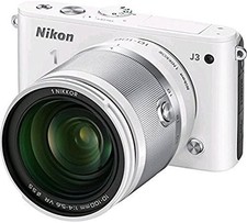 Nikon 1 J3 14.2MP Digital Camera - White (Kit w/ VR 10-30mm Lens)