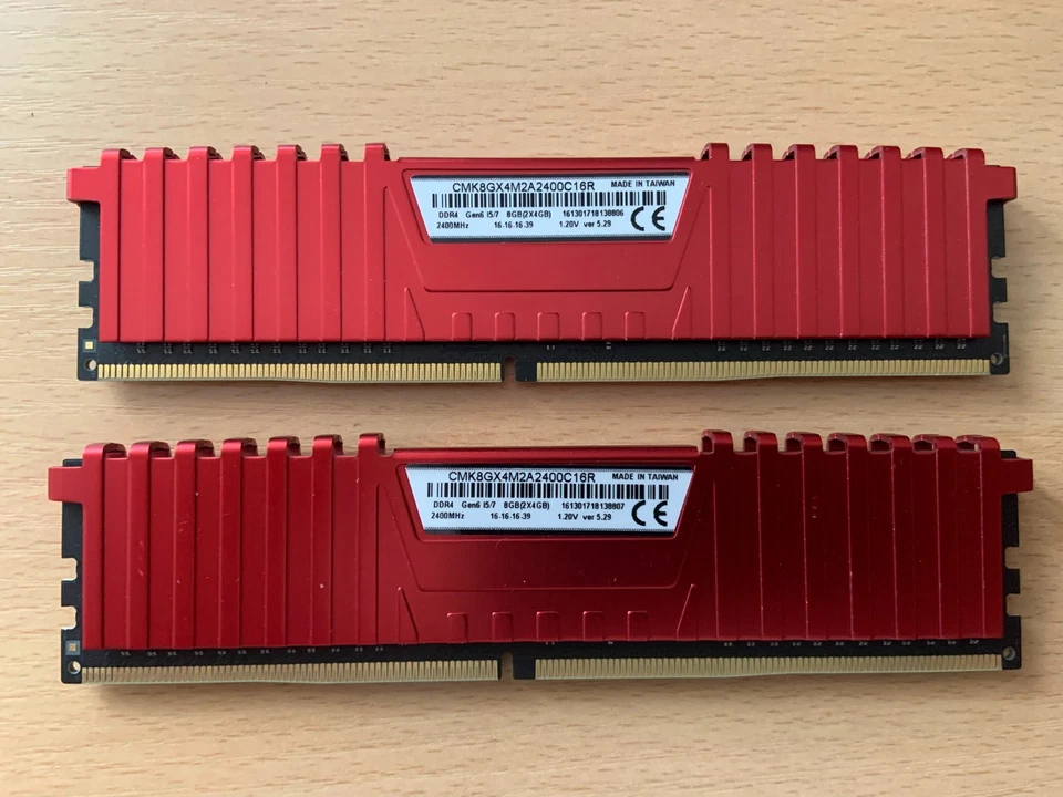 Corsair Vengeance DDR4 8GB (2x4GB) | 2400MHz | CL16 | Memtest86+ Tested | UK - Image 2 of 3
