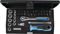 Gedore SteckschlüSselsatz D 20 KAU-20 37 Teilig 1/4 Zoll SW 3/16-1/2 Zoll