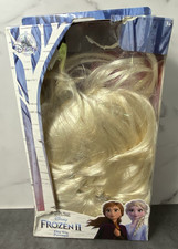 NEW Disney Frozen 2 Wig Snow Queen Elsa Flowing Blonde Wig for Costume Princess