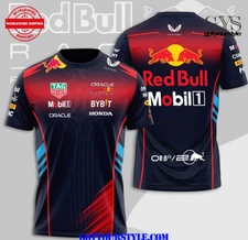 Red Bull1 F1 Oracle Racing Unisex 3D T-Shirt
