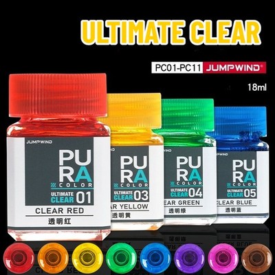 JUMPWIND PURA COLOR Ultimate Clear Series Model Paint - 18ML Nitro Oil-Based