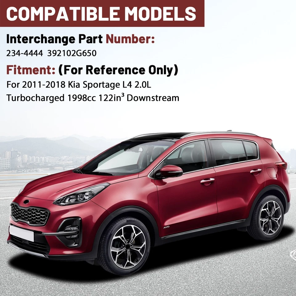 234-4444 392102G650 nuevo sensor de oxígeno compatible con Kia Sportage L4 2011-2018 2,0 L 1998cc Foto 2 de 4