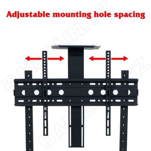Height Adjustable Tall Floor TV Stand Mount Portable TV Cart Freestanding 85"TV - Picture 6 of 12