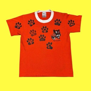 1990s Vintage Tiger Scout Boy Scout Youth Orange T-shirt 