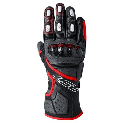RST Fulcrum Motorradhandschuhe (Grau/Rot/Schwarz) Gr: M