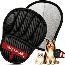 Pet Hair Removal Glove for Cats Dogs,Upgraded Five-Finger Electrostatic Pet Ha