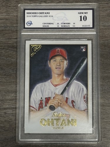 2018 Topps Gallery - Shohei Ohtani #116 (RC) GM MINT 10