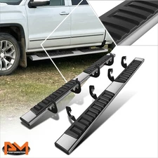 For 07-19 Silverado/Sierra 1500 Crew Cab 6.69" Side Step Nerf Bar Running Boards
