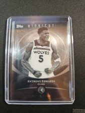 2025-26 Topps Midnight - Anthony Edwards #58 Equinox /20