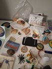 Junk Drawer Lot, Pins, Stickers, Costume Jewelry +++ — photo 9