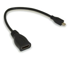 Eaton P142-06N-MICRO 6IN MICRO HDMI TO HDMI ADAPTER FOR LAPTOP/DESKTOP/PC 1080P