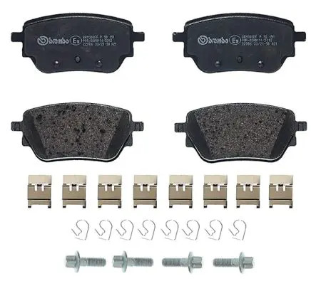 BREMBO P 50 151 Bremsbeläge Hinten für Mercedes A CLA B GLA GLB - Bild 2
