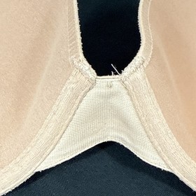 Victorias Secret Demi Double Lined Bra 34DD Beige Wire Lift Plunge Comfort