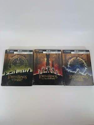 Lord of the rings Trilogy 4K Steelbook Set Sealed | eBay
