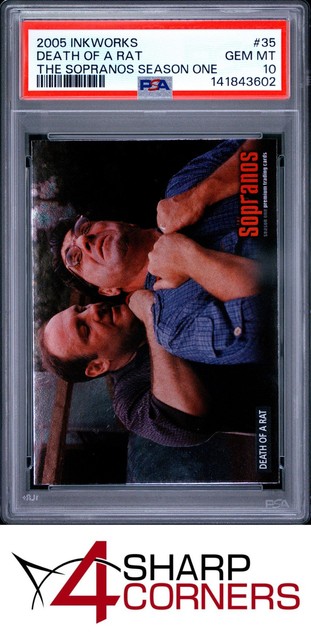 2005 INKWORKS THE SOPRANOS SEASON ONE #35 DEATH OF A RAT PSA 10