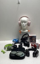 JBL Headphone Lot 8 Piece Mixed Brands Wireless Wired For Parts Repair