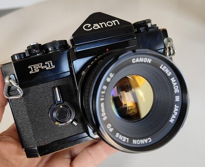 Canon F1 Camera  + Canon FD 1.8