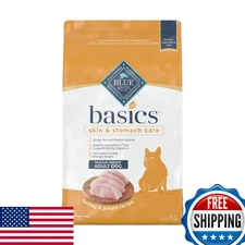 Blue Buffalo Basics Skin & Stomach Care Adult Healthy Weight Dry Dog Food 24-lb