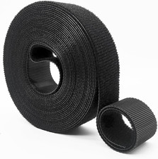 Double-Sided Hook and Loop Straps, Self-Gripping, 1 Inch Wide, Cut to Length, He