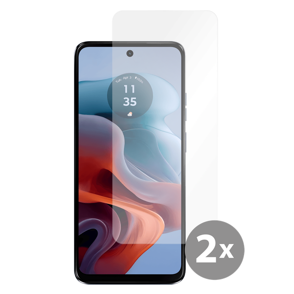 Panzerfolie Schutzglas Motorola Moto G34 Displayschutz - Cazy - Transparant-image
