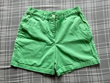 LRL Lauren Ralph Lauren Women's Shorts Bright Green Pockets Bermuda Petite 8P
