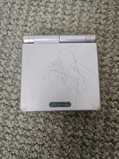 Nintendo Game Boy Advance SP Pink Handheld Console AGS-001 PAL Not Tested