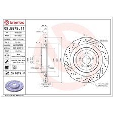 2x Bremsscheibe hinten für Mercedes E-Klasse W213 S213 S-Klasse C217 | 26248628