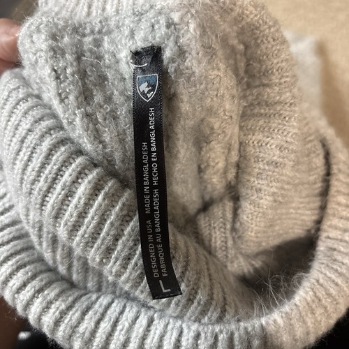 Kuhl Knit Grey Turtle Neck Sweater Womens Size Large - Picture 6 of 6