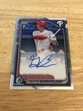 2024 Bowman Draft Chrome Prospect Autographs Griffin Burkholder #CPA-GB