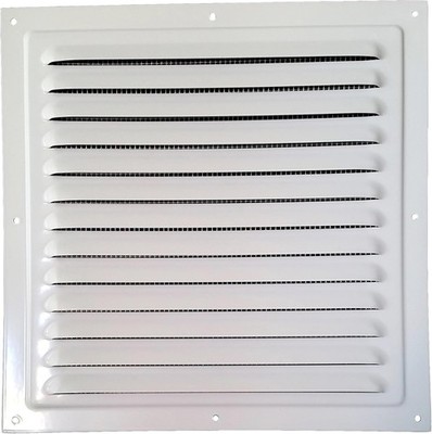 30x30cm METALLLÜFTUNGSGITTER mit INSEKTENNETZ Ventilation Gitter Abluft/Zuluft 