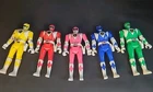 Lot of 5 VTG 1993 Mighty Morphin Power Rangers Flip Head Figures Toy JDF Bandai