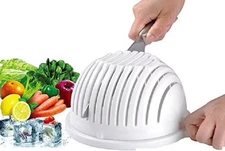 Salad Cutter Bowl 60 Seconds Salad Maker Easy Fruit Vegetable Cutter Bowl Fast F