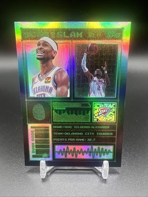 #ad 2025 26 Topps SHAI GILGEOUS ALEXANDER #SS 4 Black Friday Scan amp; Slam $3.99