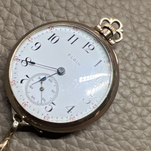 Vintage Elgin Grade 410 1914 15j 0s Nurses Watch With Fleur De Lis Pin Runs - Picture 23 of 24