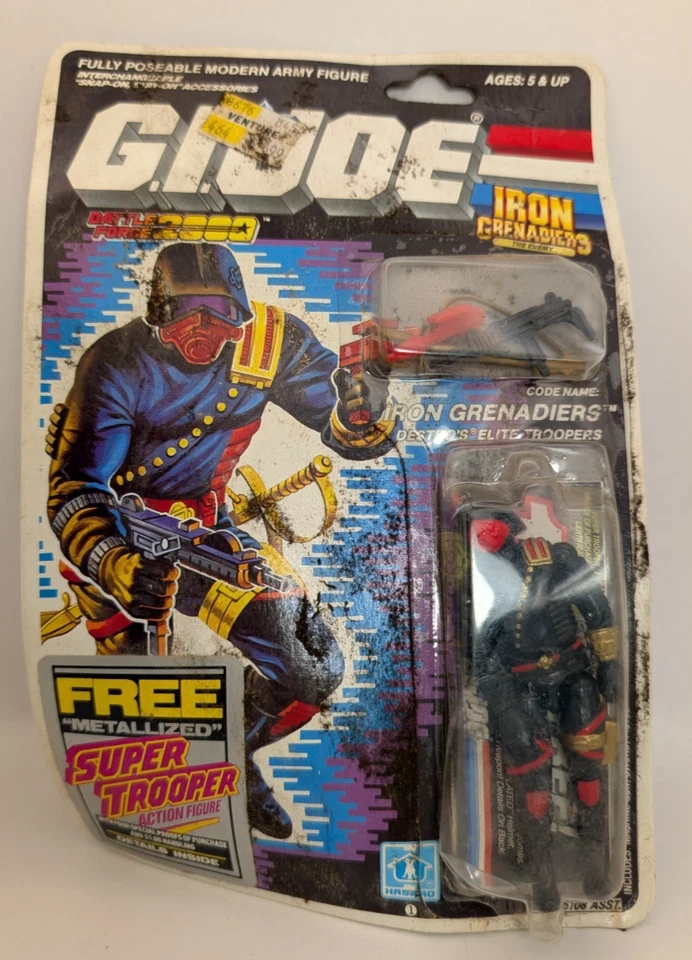 GI Joe Iron Grenadiers 1987 Hasbro Figura En Tarjeta - RK584 - Imagen 1 de 4