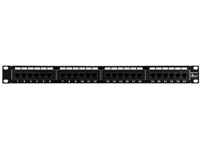 Monoprice 24-port Cat5e Patch Panel, 110 Type (568A/B Compatible)