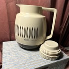 Vintage Oster Thermo Coffee Carafe Geometric Beige/Brown Twist Lid — photo 7