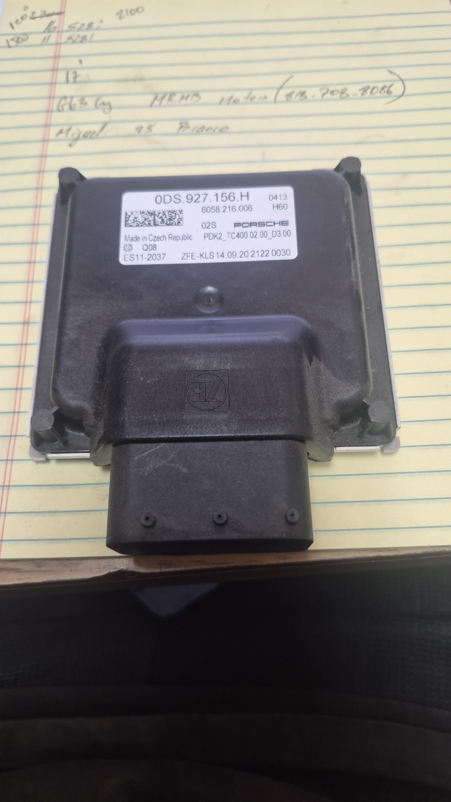 22 BENTLEY FLYING SPUR GEARBOX CONTROL UNIT 0DS927156H