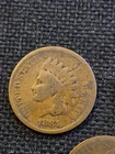 5 Vintage 1881 Indian Head Penny Coin Collection