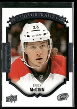 2015-16 Upper Deck #P-109 Brock McGinn Carolina Hurricanes UD Portraits Card