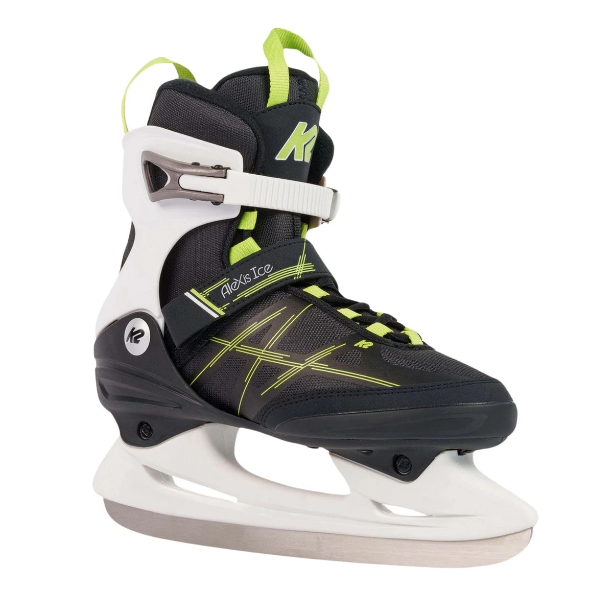 K2 F.I.T. Ice Ice Skates, Black and Blue, US Men\'s Size 6 or US Women\'s Size 7 F.I.T. ICE Black_Blue 6 - High Performance Fitness Tracker  main image 2